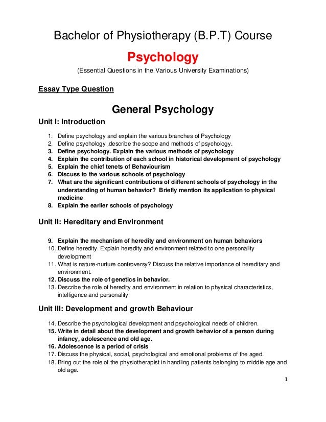 adolescent psychology essay questions